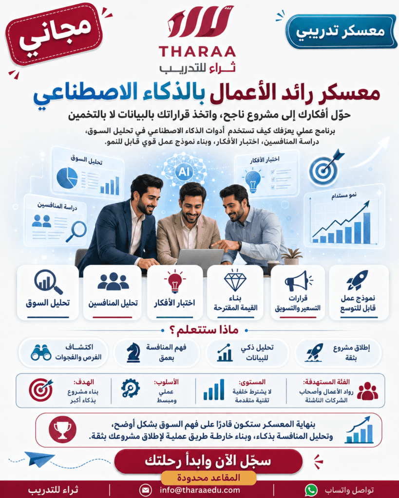 رائد الأعمال بالذكاء الاصطناعي لإطلاق الشركات وتحليل المنافسين