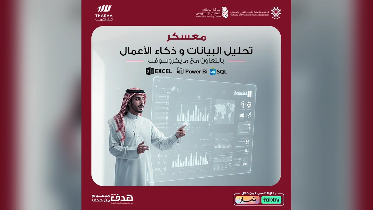 معسكر تحليل البيانات وذكاء الأعمال المعتمد من مايكروسوفت – الطريق نحو وظيفة المستقبل